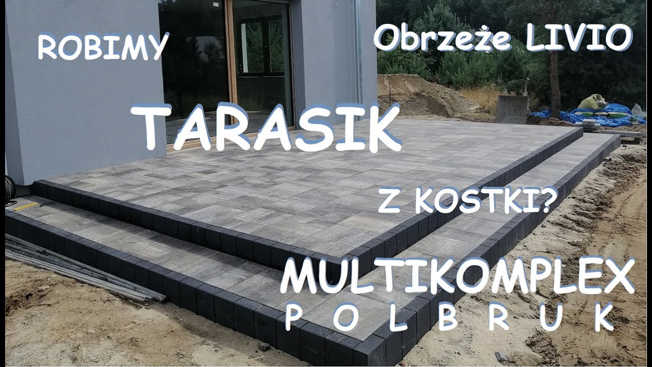 Robimy taras i chodniki z Kostki Multikomplex Polbruk :) #brukarzbydgoszcz #brukarzyoutube #Gehl7710