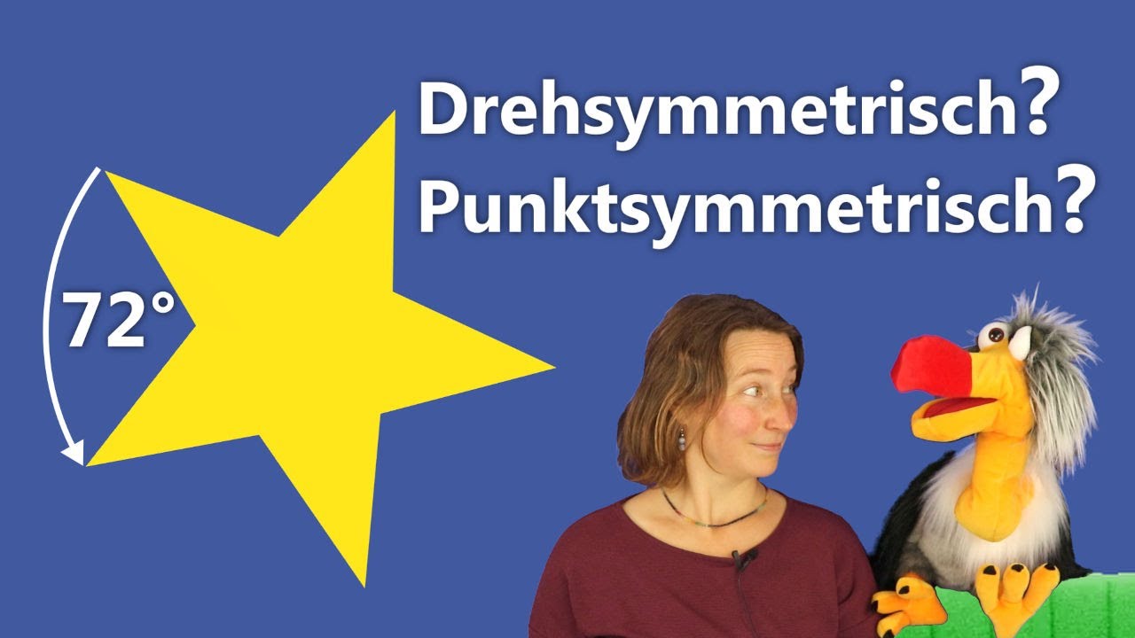 Drehsymmetrie und Punktsymmetrie leicht und witzig erklärt! I Bosko lernt Mathe
