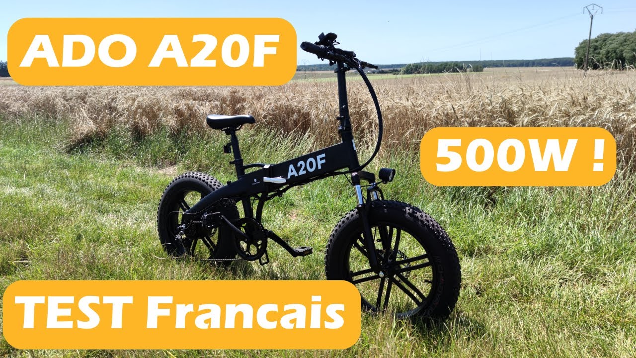 TEST du Vélo electrique ADO A20F - 35km/h