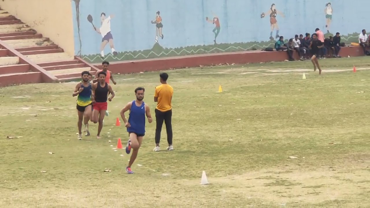 1500 meter race district meerut Danish 🥇 Akash Bhati🥈