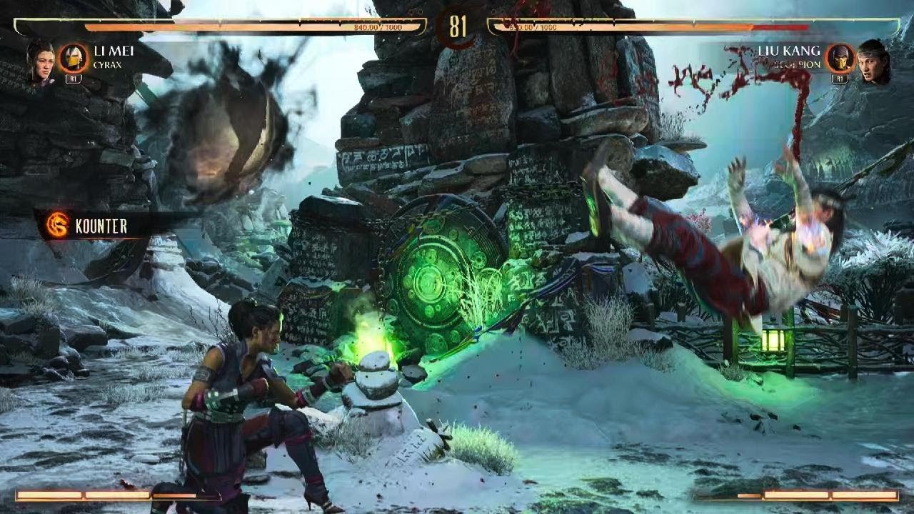 Mortal Kombat 1 fight mode time lol