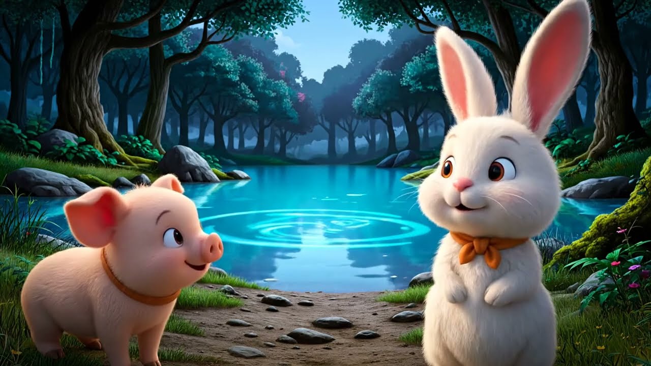 Piglet & Bunny: The Secret Forest Path | Heartwarming 3D Adventure for All Ages