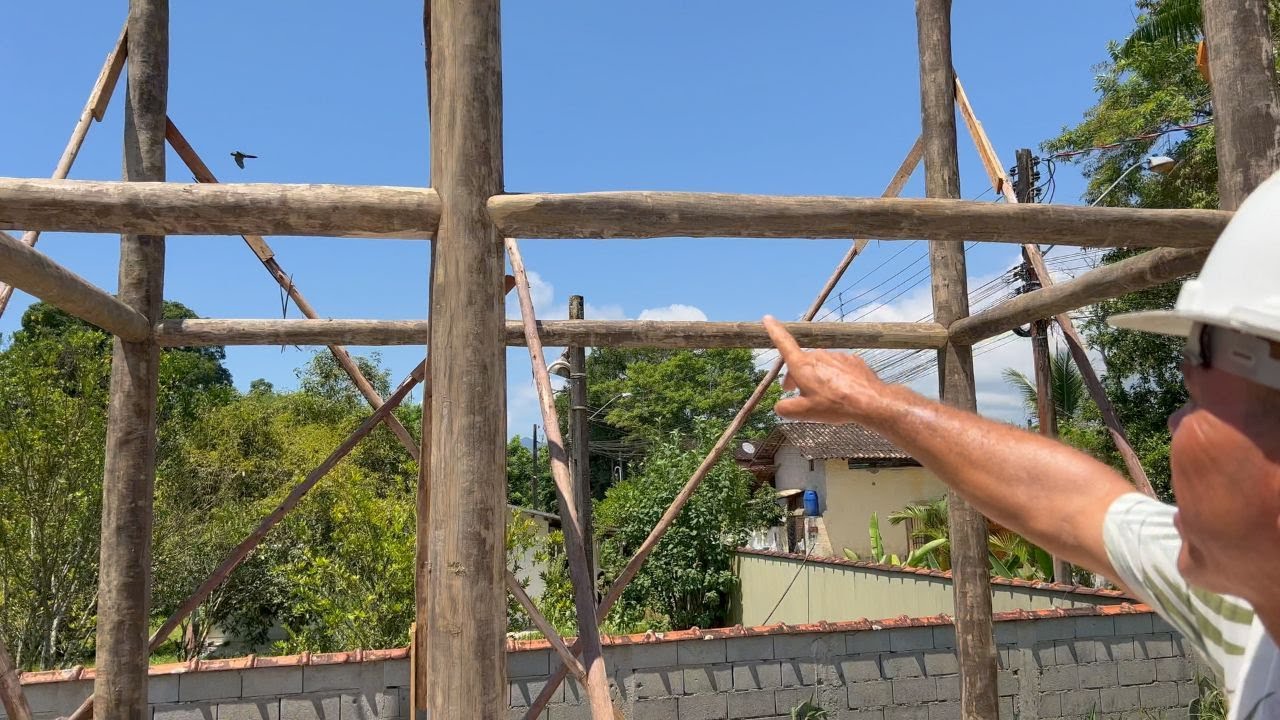 FALANDO DE BITOLA DE VIGAS E COLUNAS PARA SUSTENTAÇÃO DA LAJE E TELHADO #carpintaria #dica