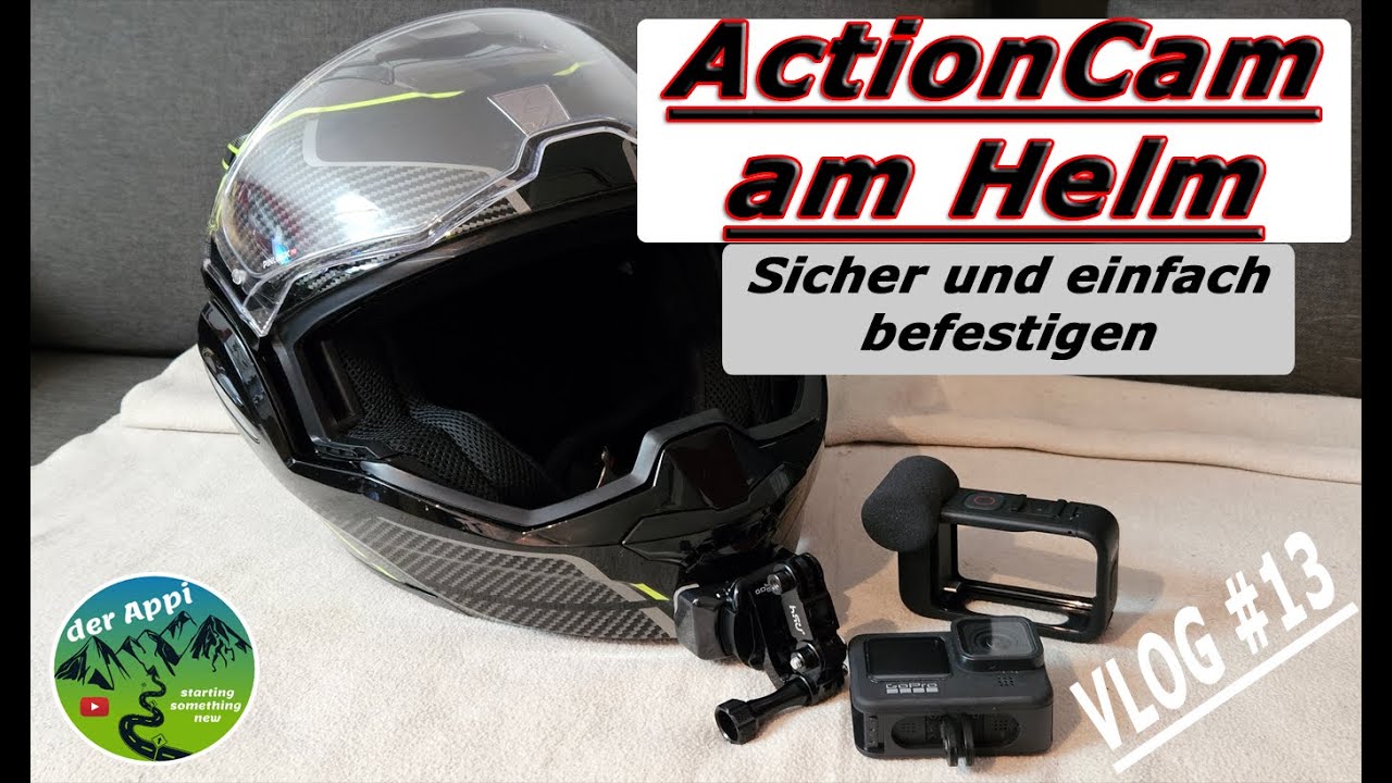 MotoVlog-Setup: Helmbefestigung ActionCam I Einfach und Sicher I VLOG #13 I