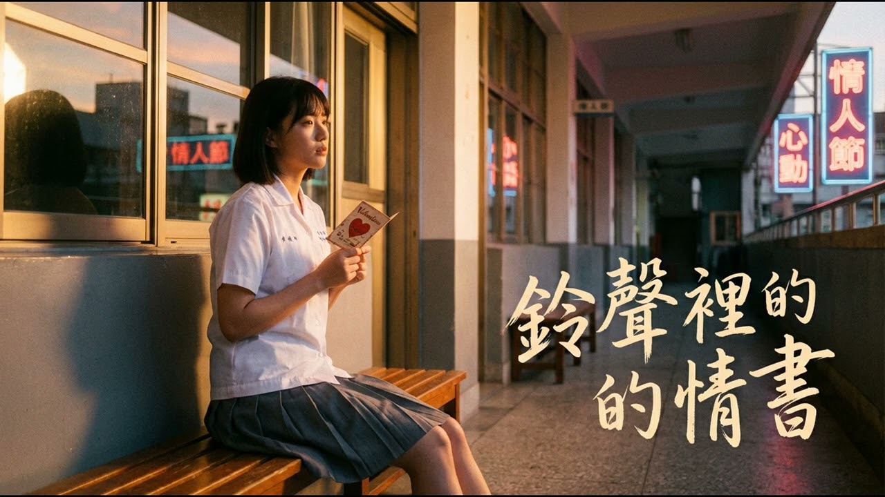 【回憶曲風】 《鈴聲裡的情書》｜80年代校園民歌風情人節初戀｜最後一響鈴的甜與亮