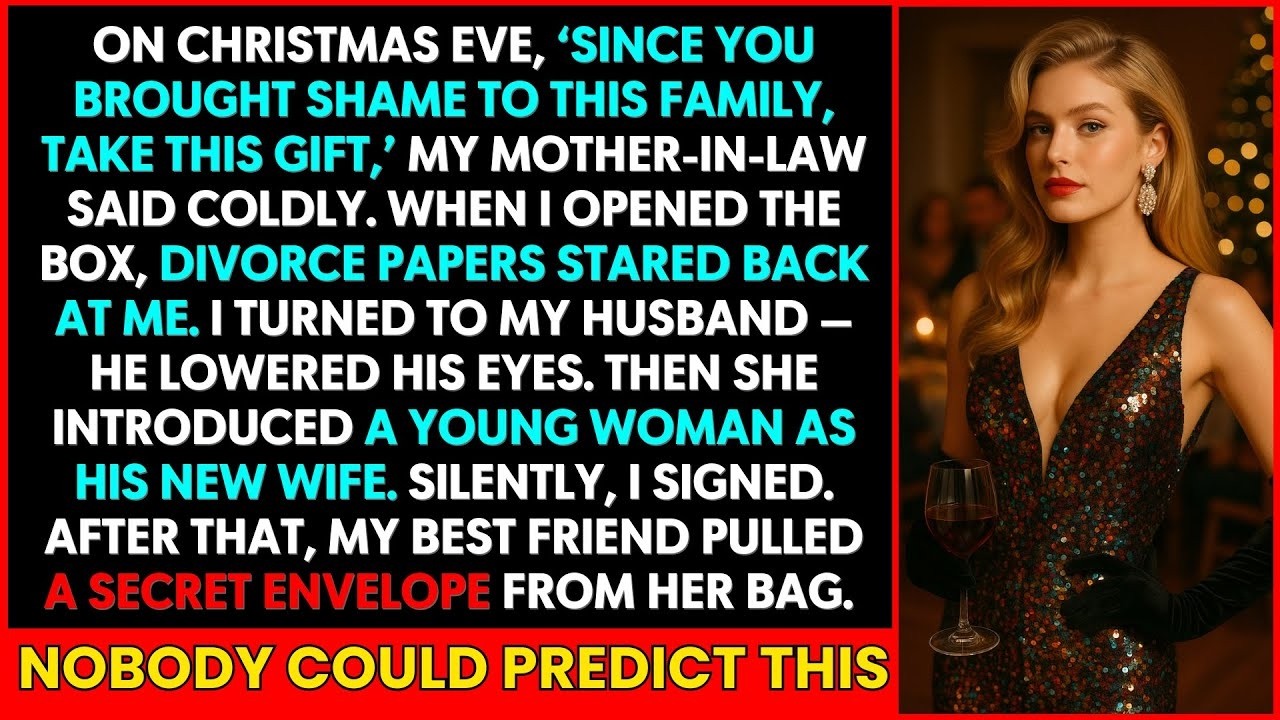 On Christmas Eve, My Mother-in-Law Gave Me Divorce Papers as a Gift—But My Envelope Left Them Silent