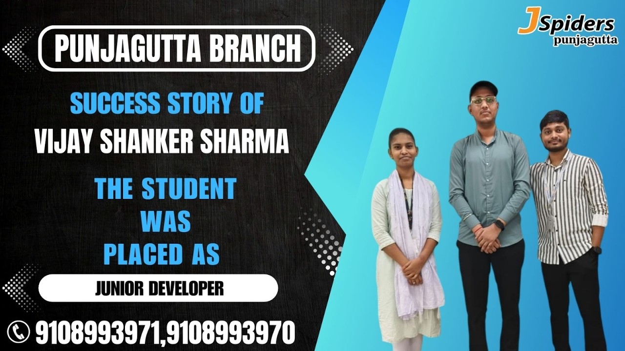 My Placement Journey at Jspiders | Hyderabad Punjagutta