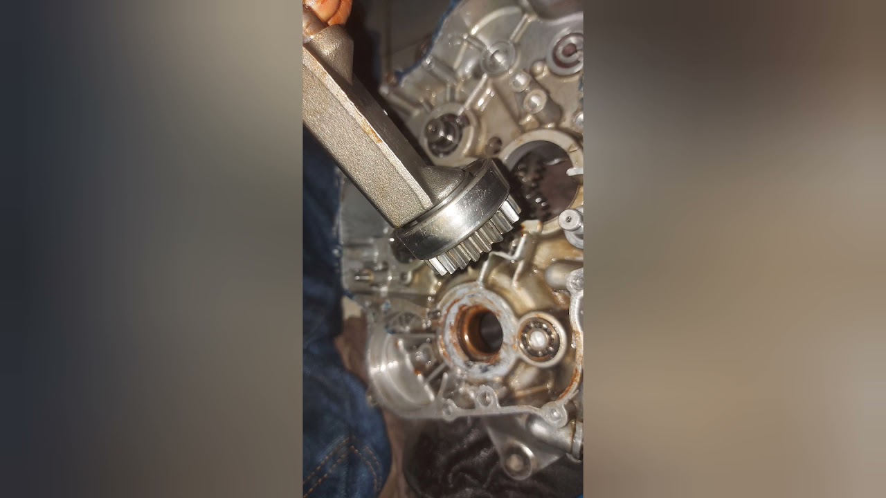 kMX 125R mucho humo, cambiando retenes del cigueñal