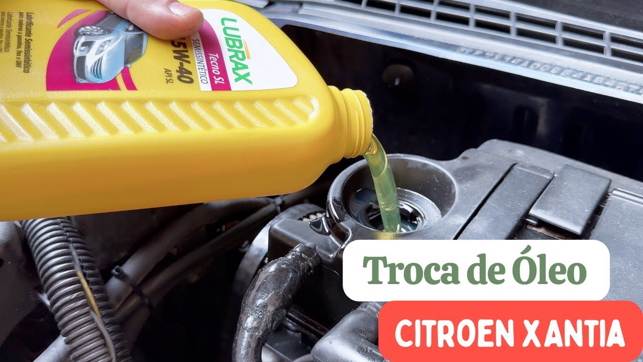 Dia de Manutenção no XANTIA - Troca de Óleo do Motor