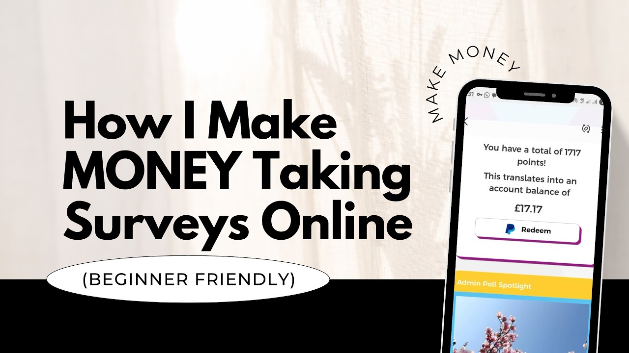 How I Make Money Taking Surveys Online (Beginner Friendly)