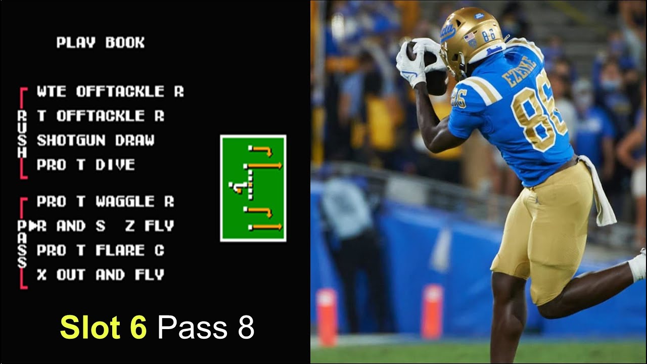 Michael Ezeike (R and S Z Fly) Tecmo Super Bowl Playbook