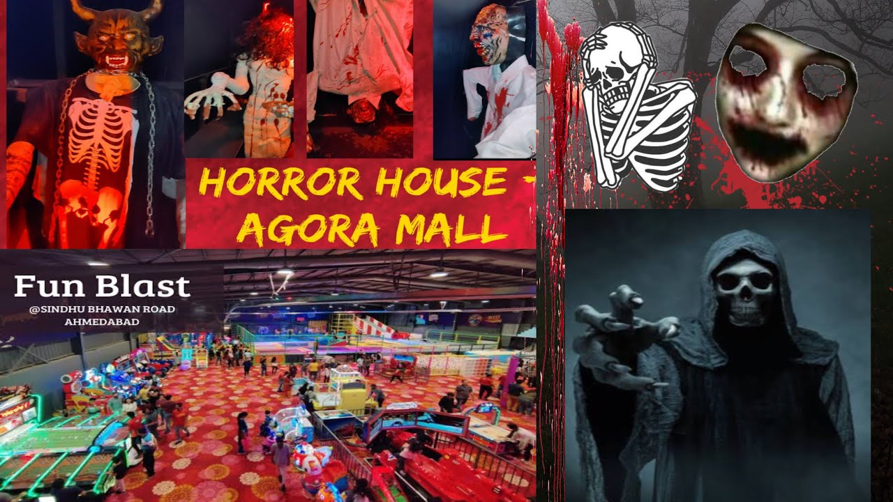 Fun Blast | Trampoline | Haunted house Sindhubhavan In Ahmedabad | Rides Games | 😱😱😱😱