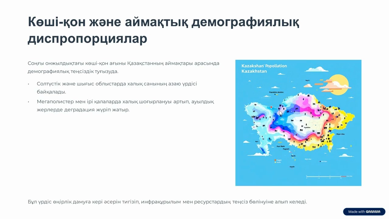 Қазақстандағы демографиялық жағдай