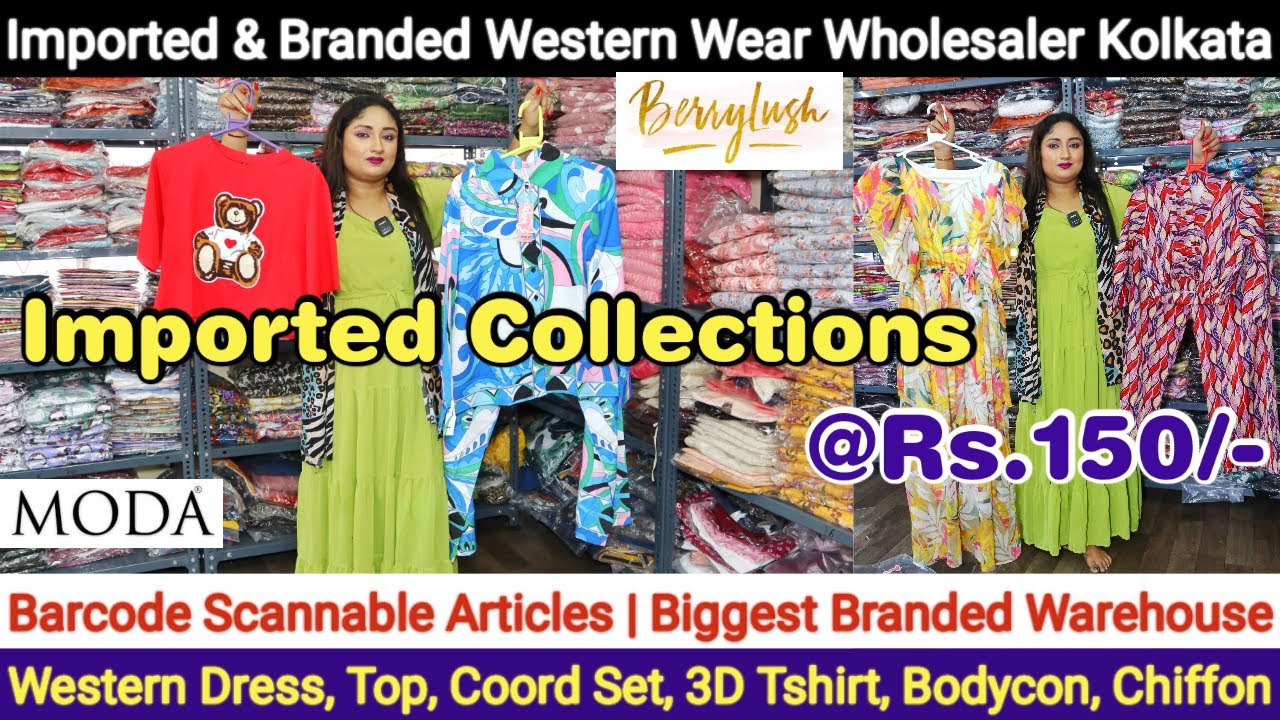 Imported & Branded Western Dress, Crop Top, Coord Set, Bodycon, 3D Tshirt, Skirt Wholesaler Kolkata