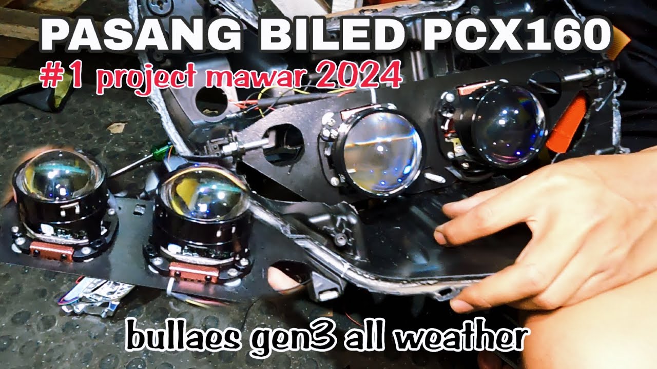 STEP 1 PASANG BILED PCX 160 MAWAR | ULE CHANNEL