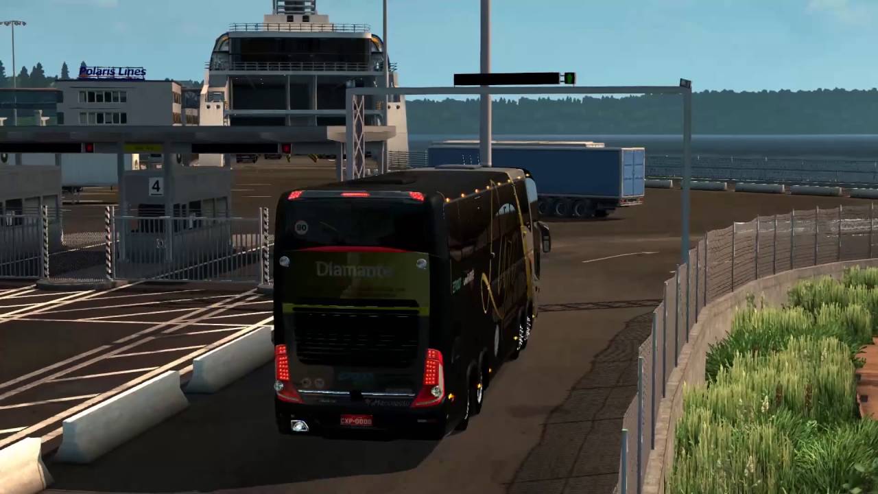 Euro Truck Simulator 2 Bus trip to Poznan with Marcopolo Paradiso G7 1800 DD 8x2