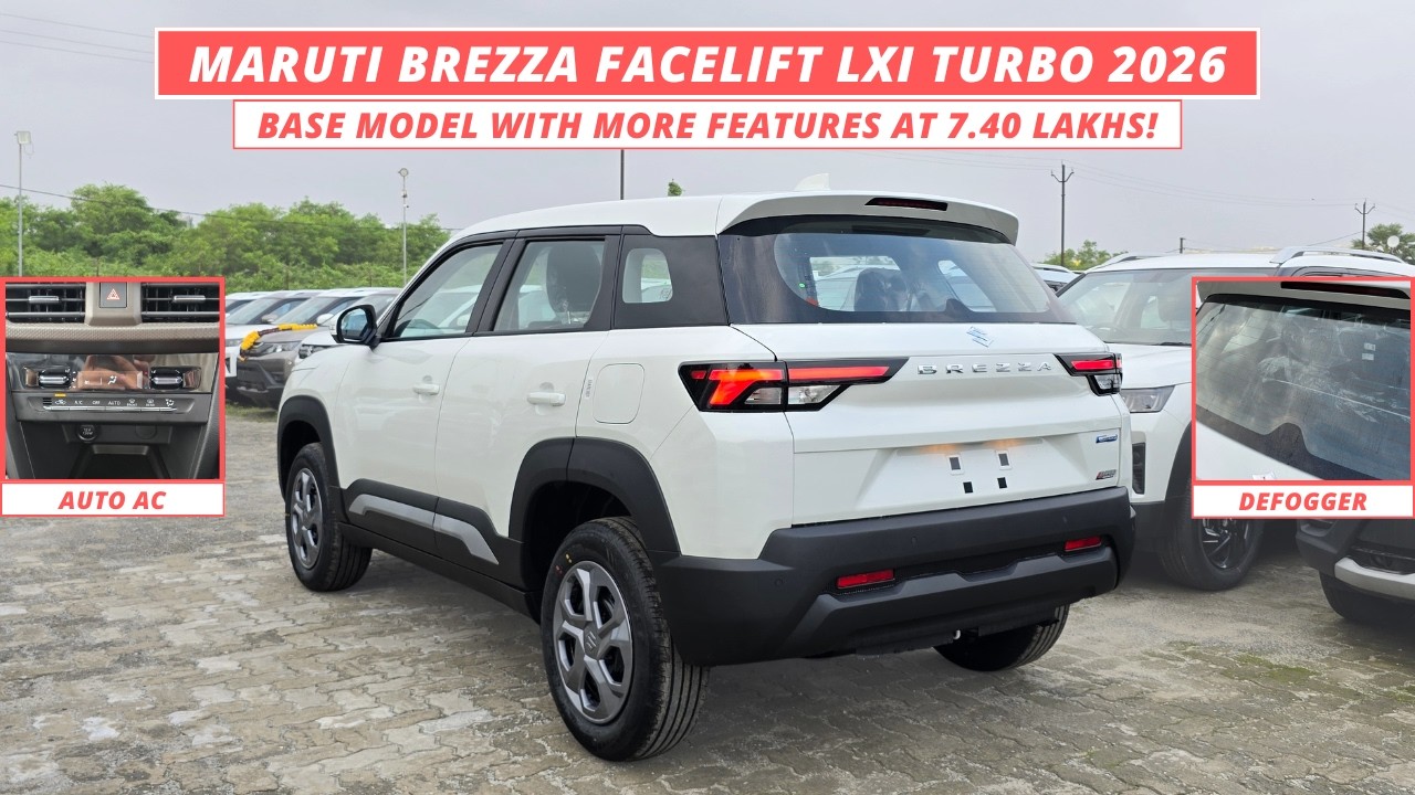 New Maruti Brezza Facelift LXI Turbo 2026 | Brezza Facelift 2026 Base Model | Brezza LXI Turbo