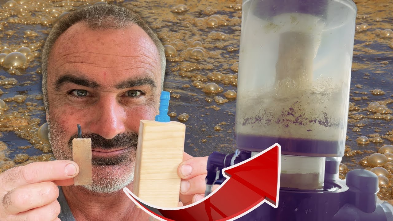 Модернизация протеинового скиммера AquaMedic с помощью этого самодельного деревянного распылителя...