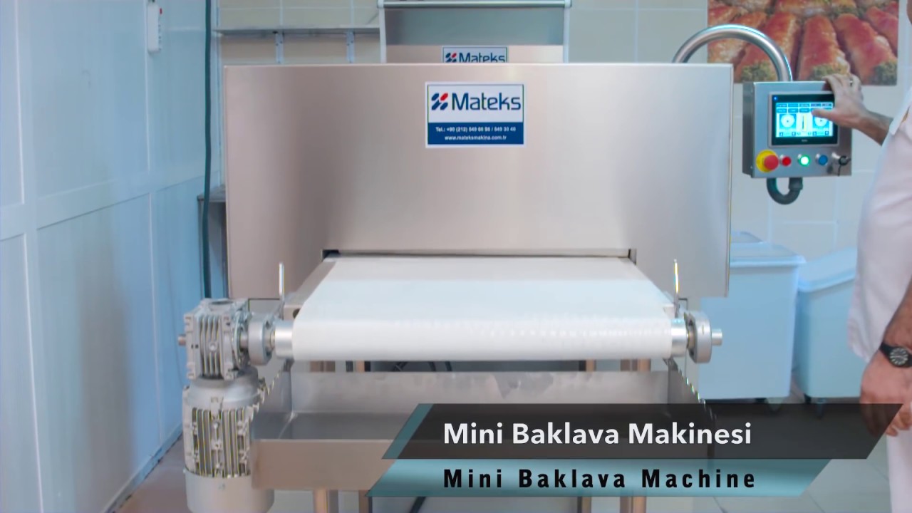 Mateks Makina Mini Baklava Makinesi