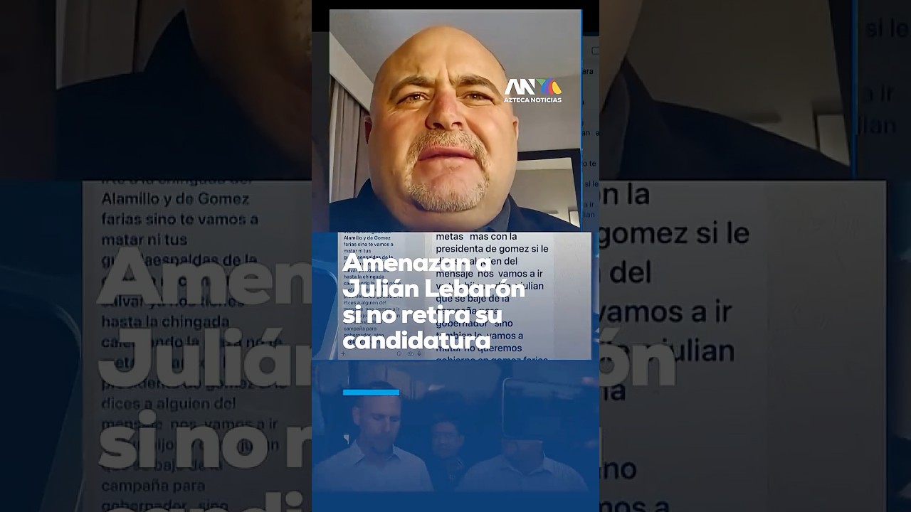 &iquest;Candidatura bajo amenaza? Juli&aacute;n LeBar&oacute;n denuncia riesgo de muerte
