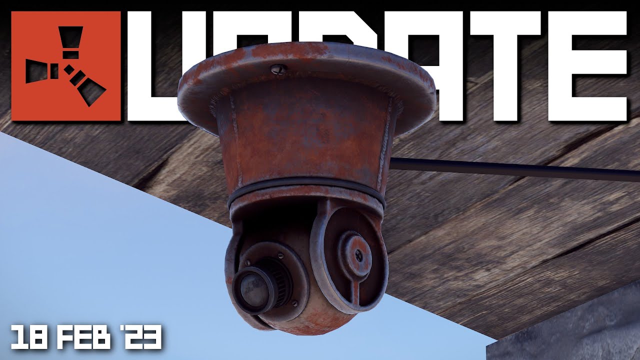 PTZ CCTV, Drones, Controllable turrets | Rust Update 18th February 2023