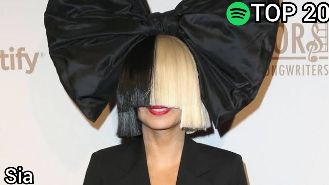 Top 20 Sia Most Streamed Songs On Spotify (July 9, 2021)