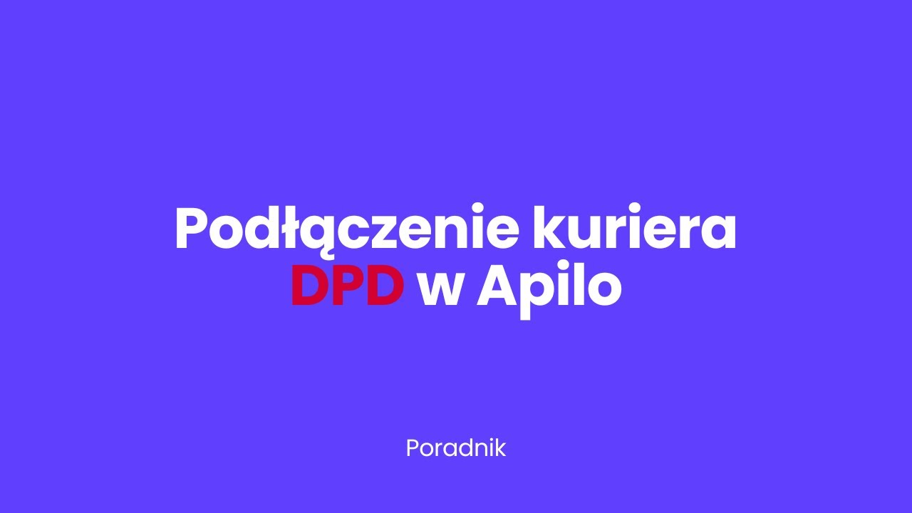 Podłączenie DPD