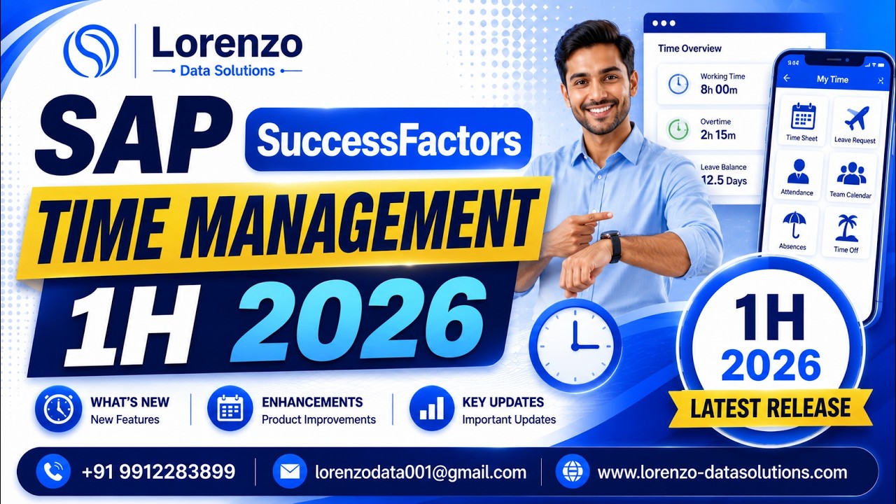 SAP SuccessFactors Time Management 1H 2026 | New Features Explained