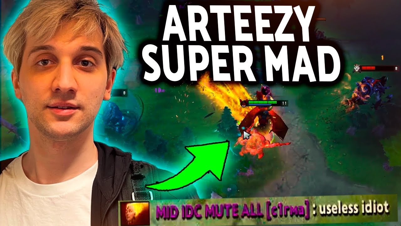 This Toxic team makes Arteezy Lose his mind!