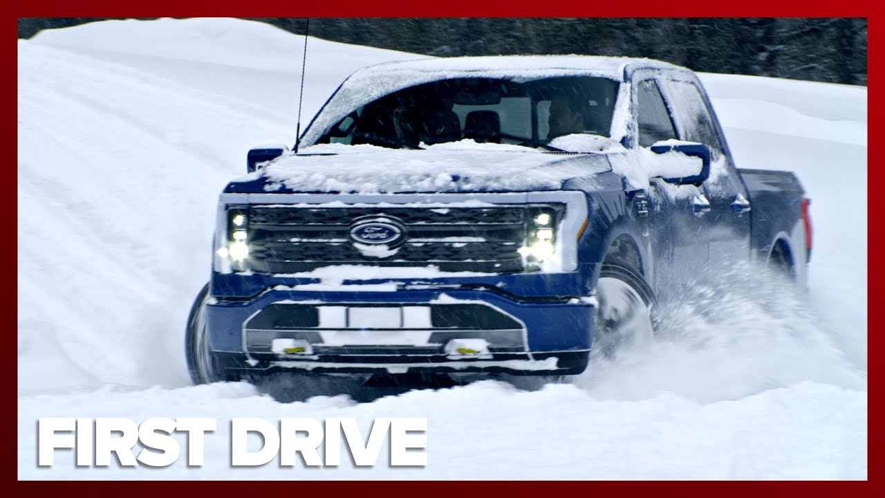 Освещение Ford F-150 в ЭКСТРЕМАЛЬНЫХ зимних условиях — справится ли этот электрогрузовик?