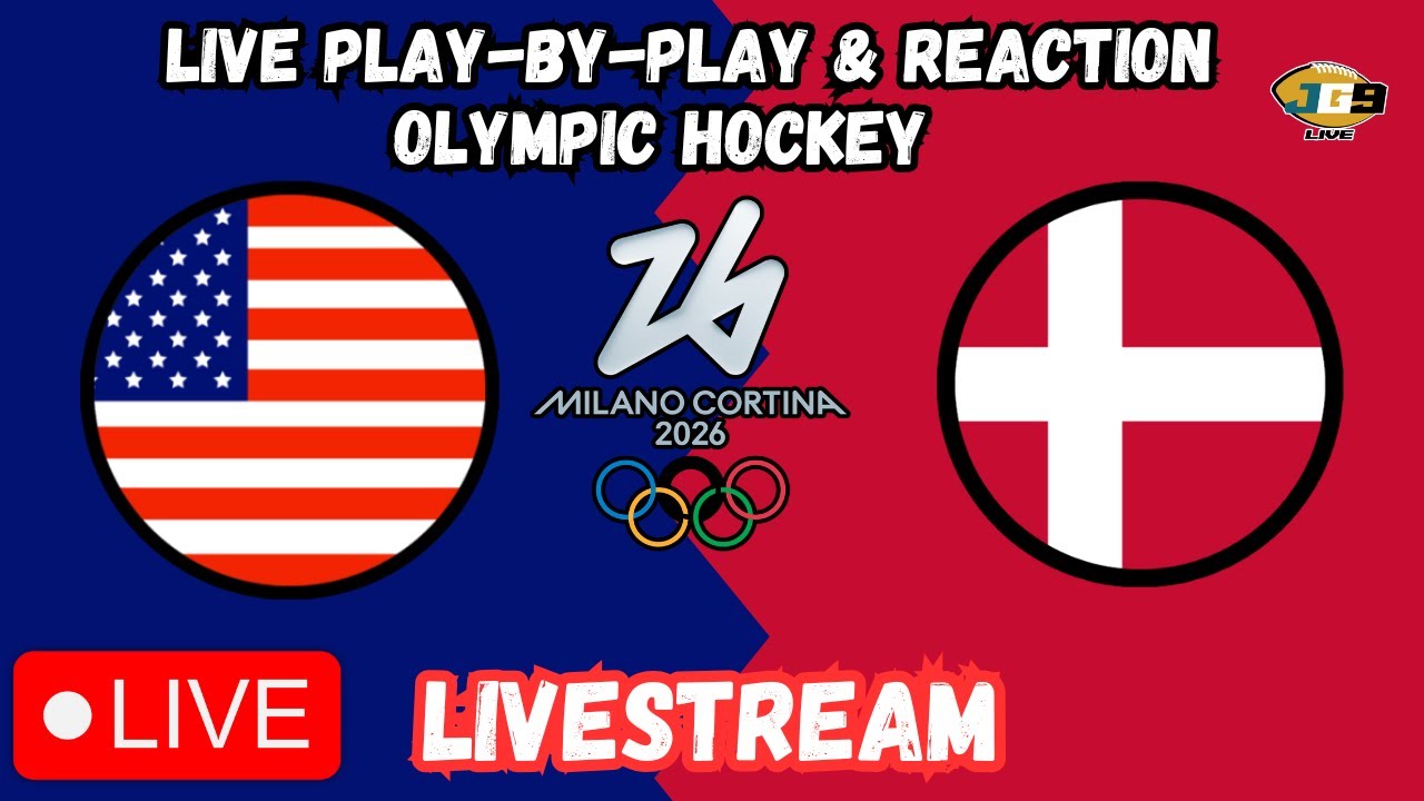 USA vs. Denmark | 2026 OLYMPICS LIVESTREAM | Men's Hockey | LIVE