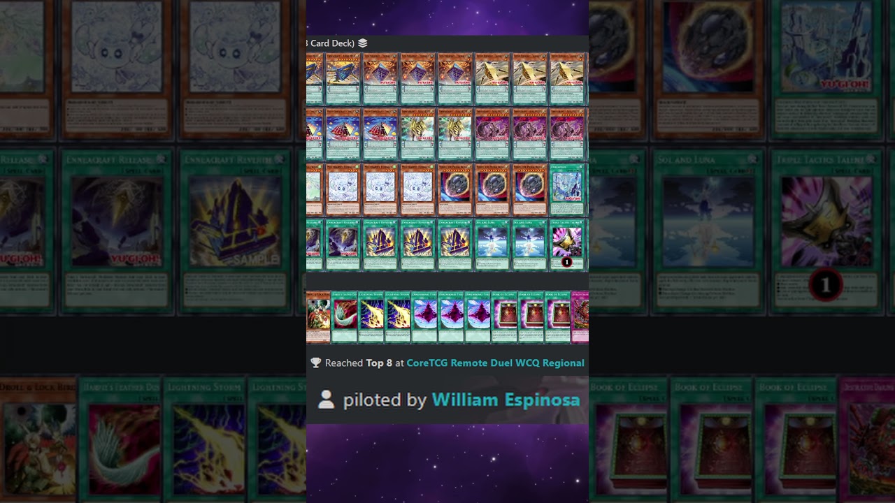 Enneacraft Has Topped Being A Solid Rogue Strategy And Its Refreshing To See! #ygo #discussion #new