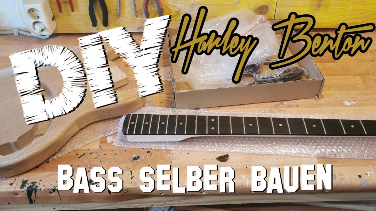 Mein erster DIY Bass -Harley Benton Bass Guitar Kit P-Style