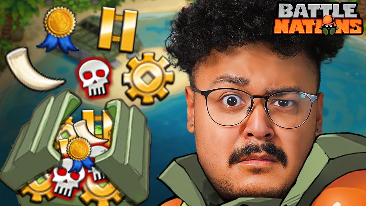 HOW TO FARM GEARS, BARS, SKULLS AND MORE in BATTLE NATIONS!