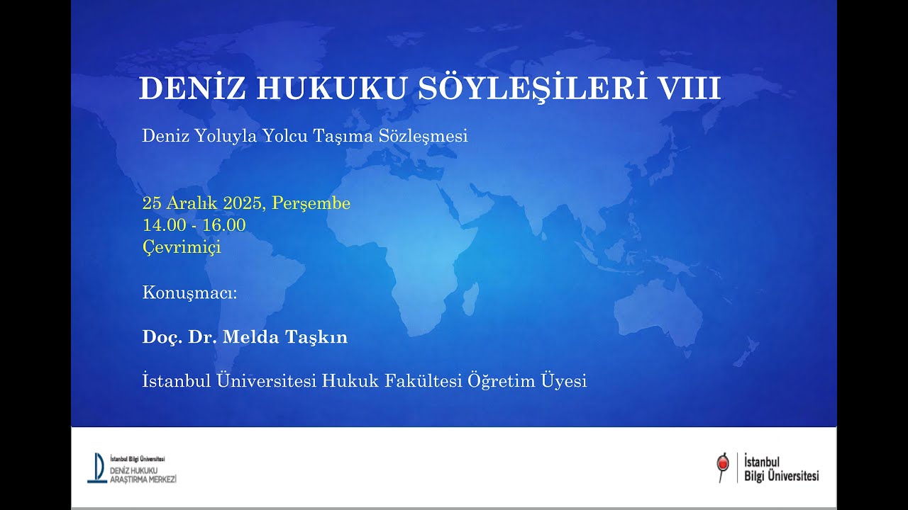 Deniz Hukuku Söyleşileri VIII: Doç. Dr. Melda Taşkın