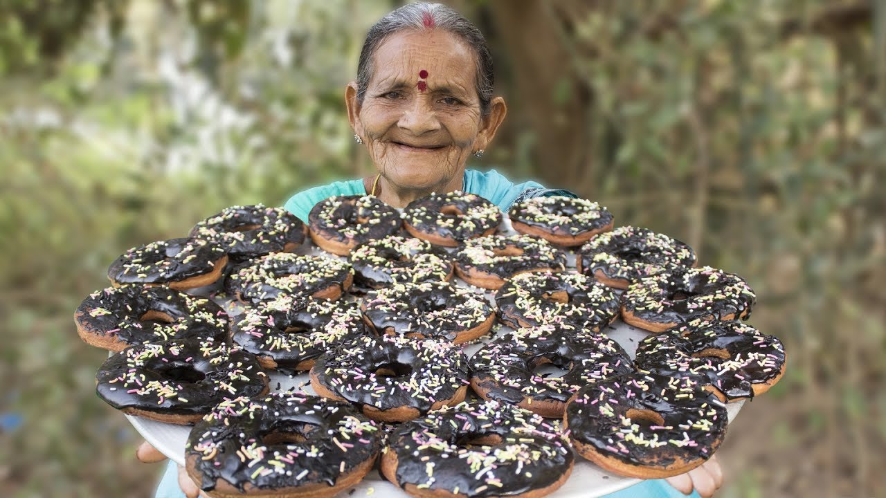 Donuts Recipe || Easy Homemade Donuts Recipe by My Grandmother || Myna Tasty Food