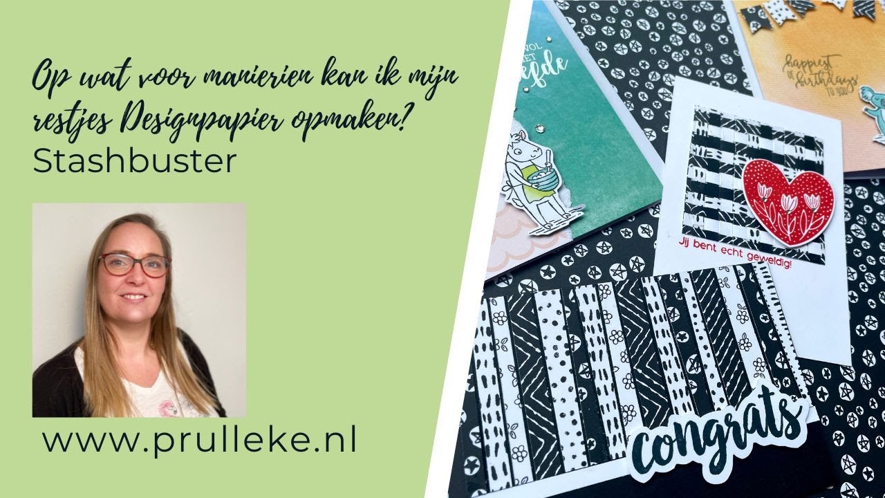 Op wat voor manieren kan ik mijn restjes Designpapier opmaken? Stashbuster