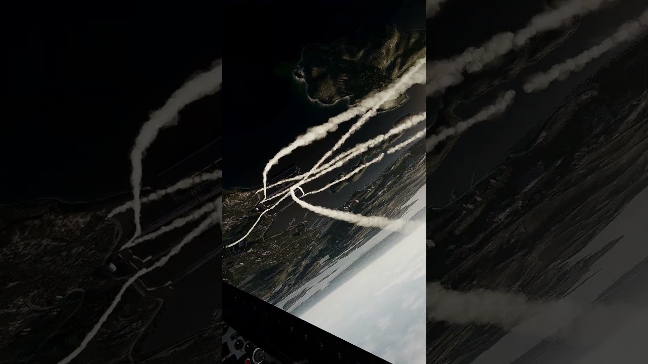 Dodging surface-to-air missiles over Kola | Cockpit view | DCS