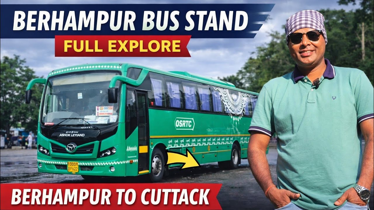 Berhampur To Cuttack OSRTC Bus || berhampur Bus Stand Explore || SAHU TRAVELLER