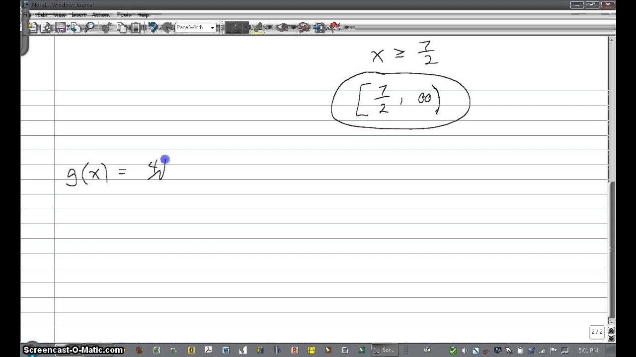 How Do I Find the Domain of a Radical Function?