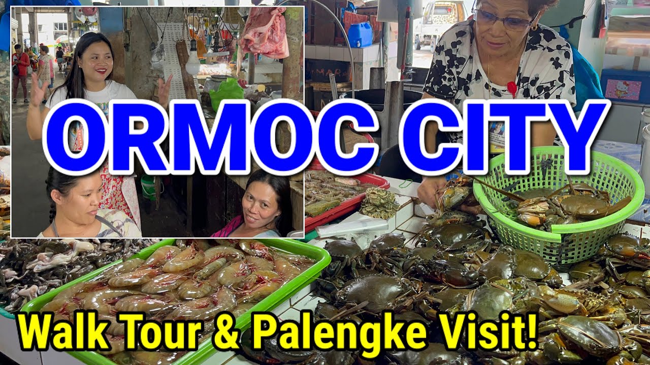 Walking in ORMOC CITY, Province of LEYTE | Walking Tour & Visit to Food Market “PALENGKE”
