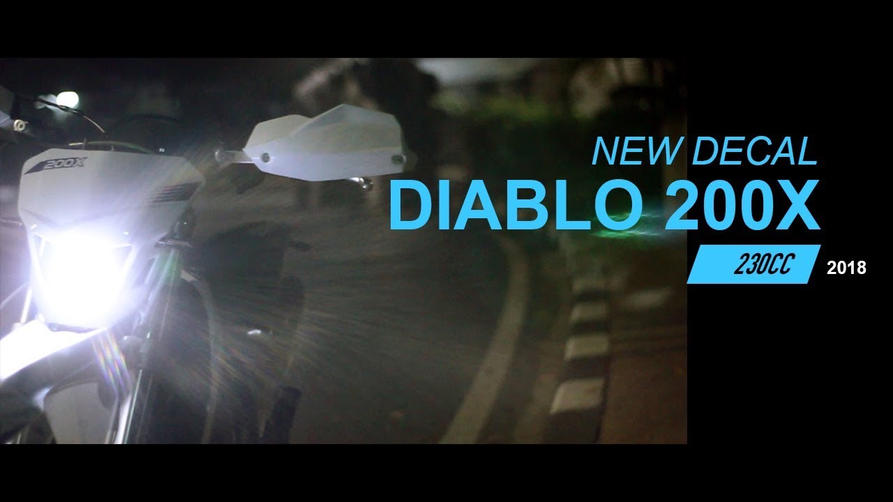 Diablo 200X 2018, Baju Baru