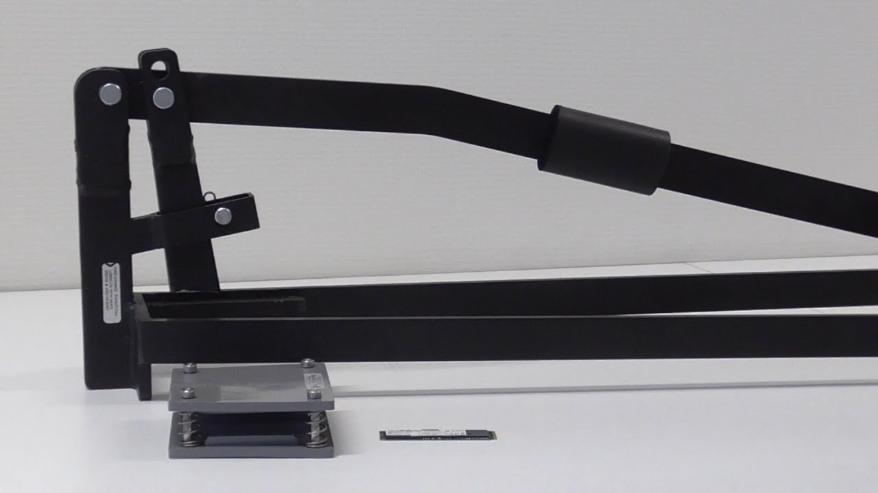 Destroy M.2 drives with the Pure Leverage Drive Crusher using the new SSD Adapter