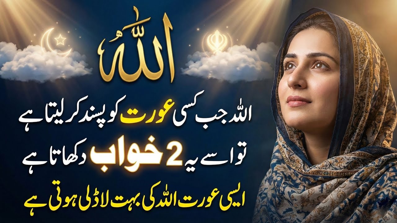 ALLAH Jab Kisi Aurat Ko Pasand Kar Leta Hai | To Usay Ye 2 Khawab Dikhata Hai | Barkat Wali Aurat