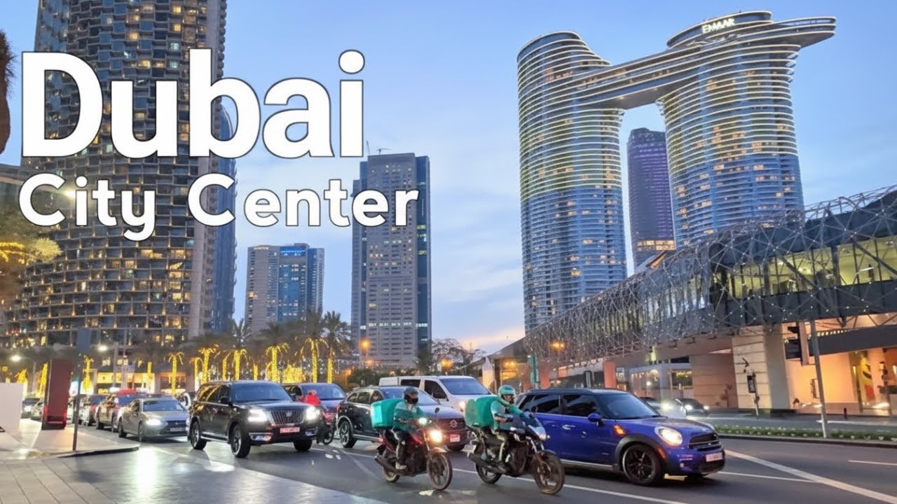 Dubai 4K🇦🇪 Amazing Dubai City, Downtown Dubai Walking Tour