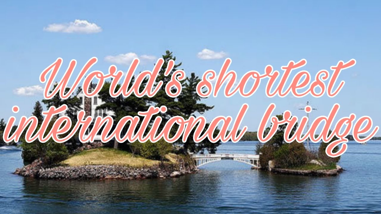 The purported world's shortest international bridge