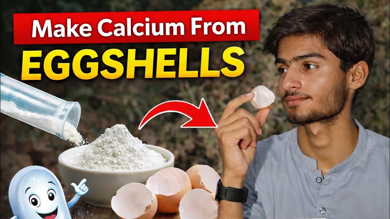 How to Make Calcium Powder From Eggshells at Home | 100% Natural Calcium