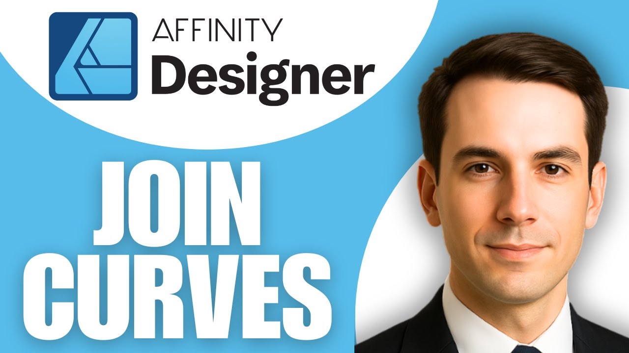Как соединять кривые в Affinity Designer