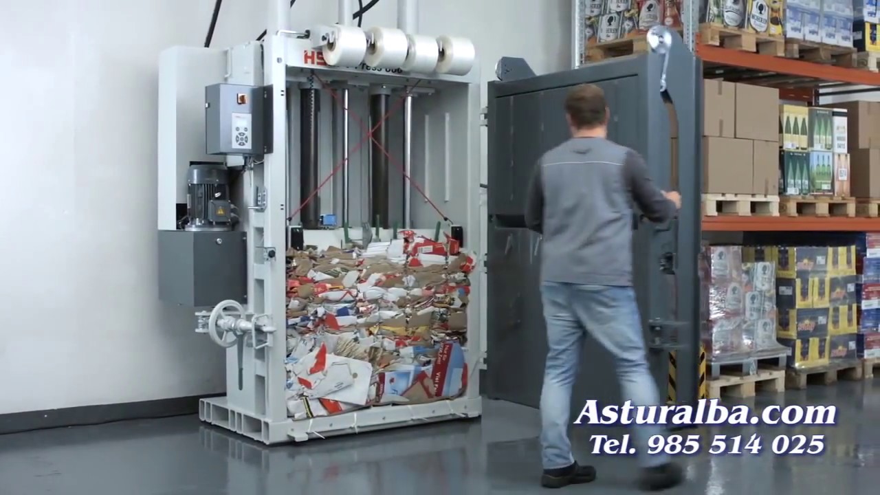 Prensa Compactadora Vertical HSM V-Press 860 Plus - Asturalba