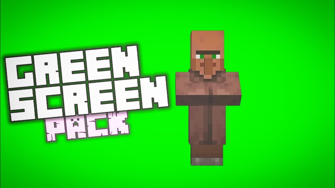 The Ultimate Minecraft Green Screen Pack